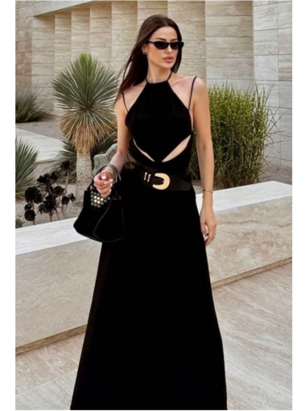 NWT Zara SS25 Collection Maxi Dess with Cutouts Size S 2279/763/800